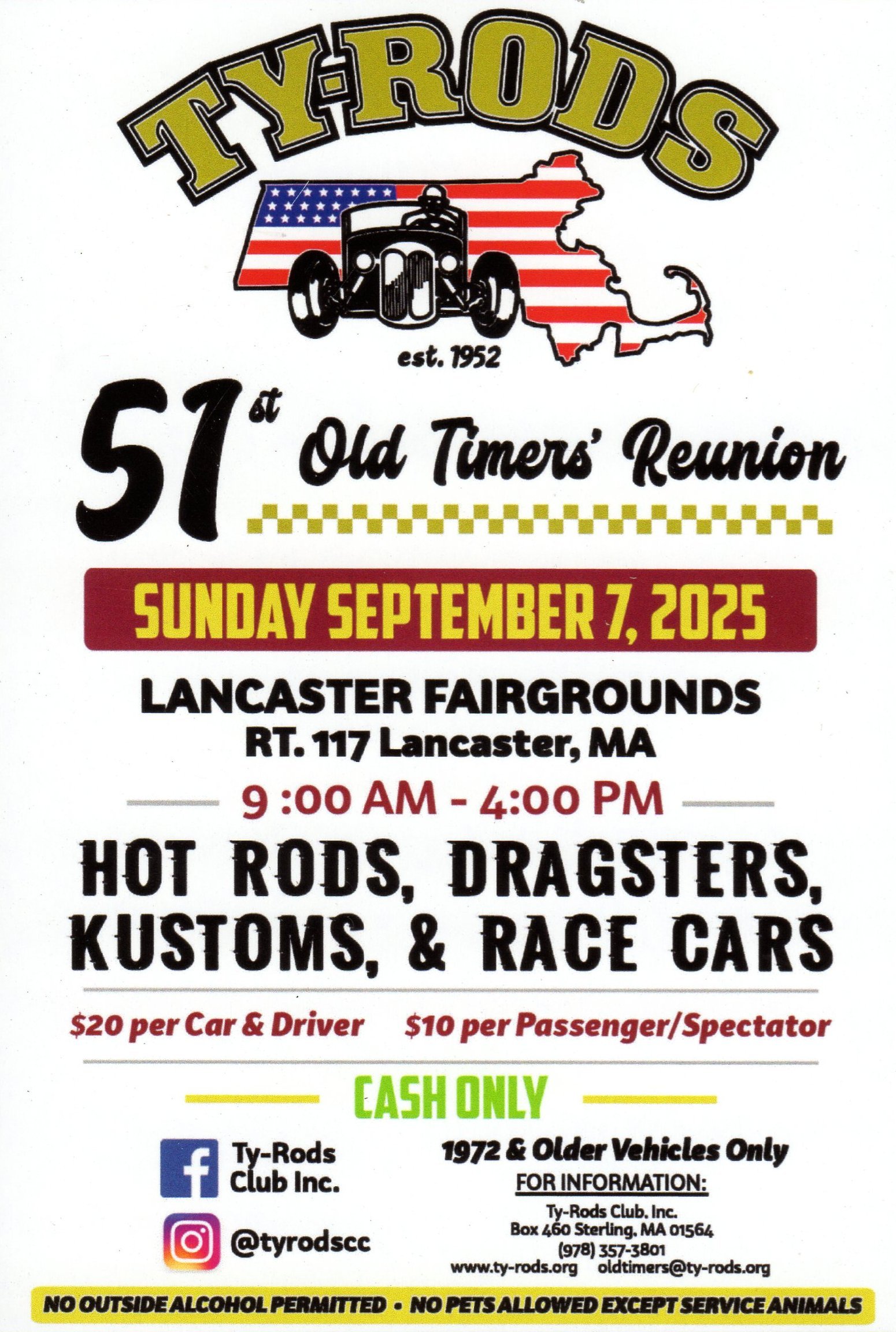 Ty-Rods Club - Old Timers' Reunion 2025