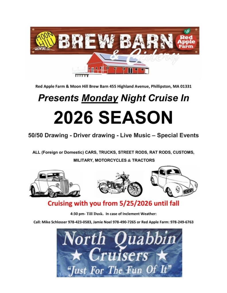 Red Apple Farm & Moon Hill Brew Barn Cruise Night (2026)