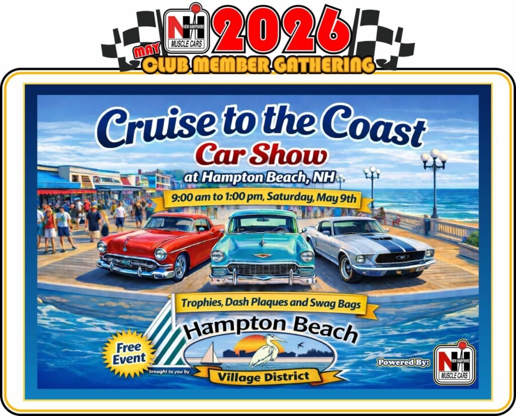Hampton Beach "Cruise to the Coast" Car Show (2026)