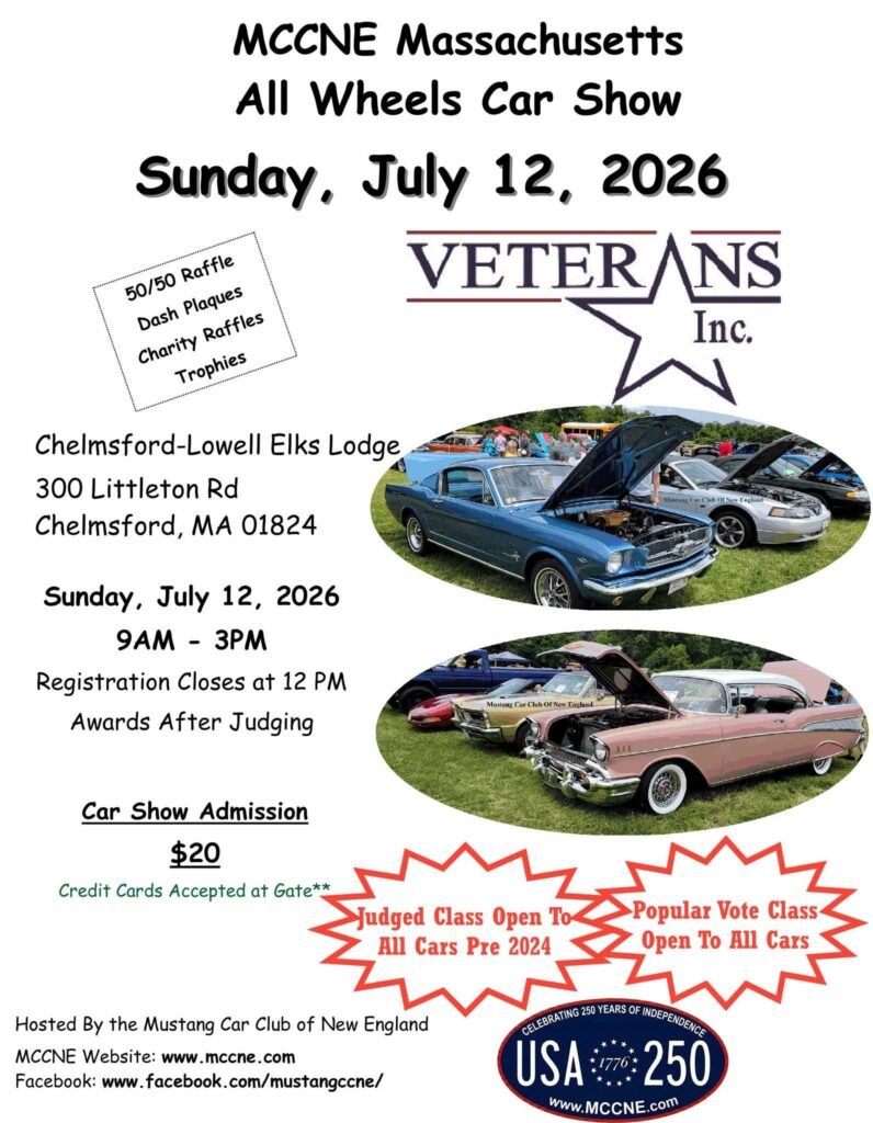 MCCNE Massachusetts All Wheels Car Show (2026)