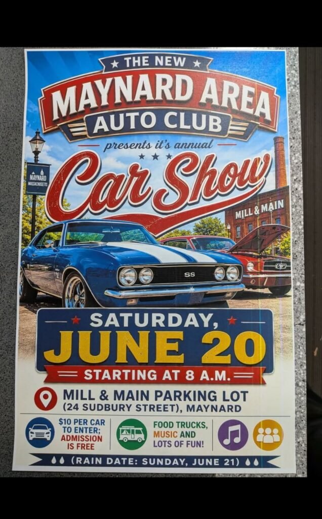Maynard Area Car Club Car Show 2026