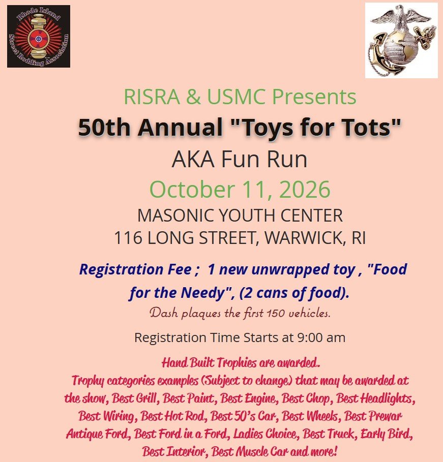 RISRA 50th Annual Toys for Tots 2026